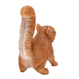 Squirrel Resin Figurine with Raised Bushy Tail 15cm - Brown