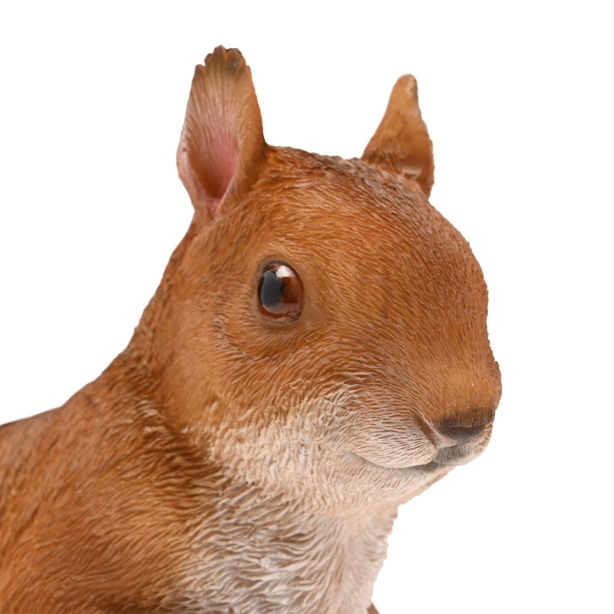 Sitting Bushy Tailed Squirrel Resin Figurine 22.5cm - Brown
