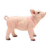 Standing Pig Resin Figurine with Curly Tail 24.5cm - Pink