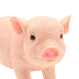 Standing Pig Resin Figurine with Curly Tail 14.5cm - Blush
