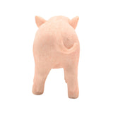 Standing Pig Resin Figurine with Curly Tail 14.5cm - Blush