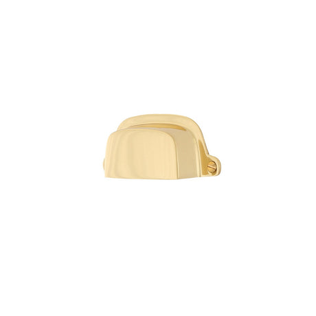 Neale Brass Drawer Curved Pull Handle - 9.7cm