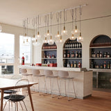 Neith Ribbed Glass Oval Pendant Light
