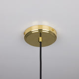 Neith Ribbed Glass Oval Pendant Light
