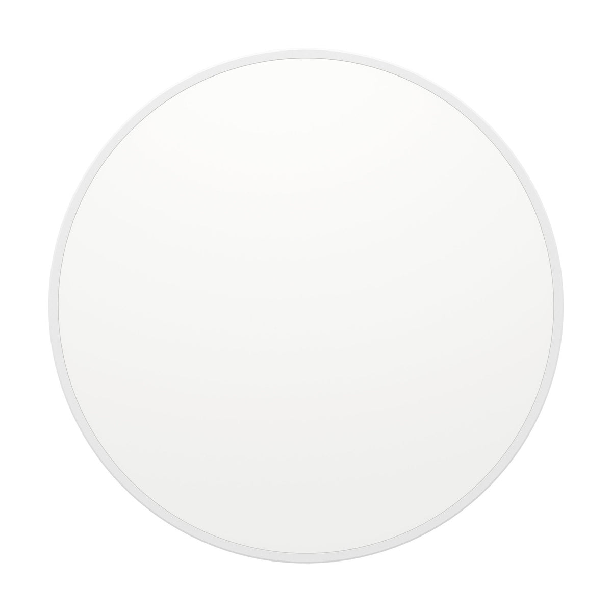 Nelbenne LED Downlight 24cm in white, a round, slim ceiling fixture with a flat diffuser and stepped rim, shown on a plain white background.