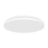Nelbenne LED Downlight 24cm in white, a round, slim ceiling fixture with a flat diffuser and stepped rim, shown at an angle on a plain white background.