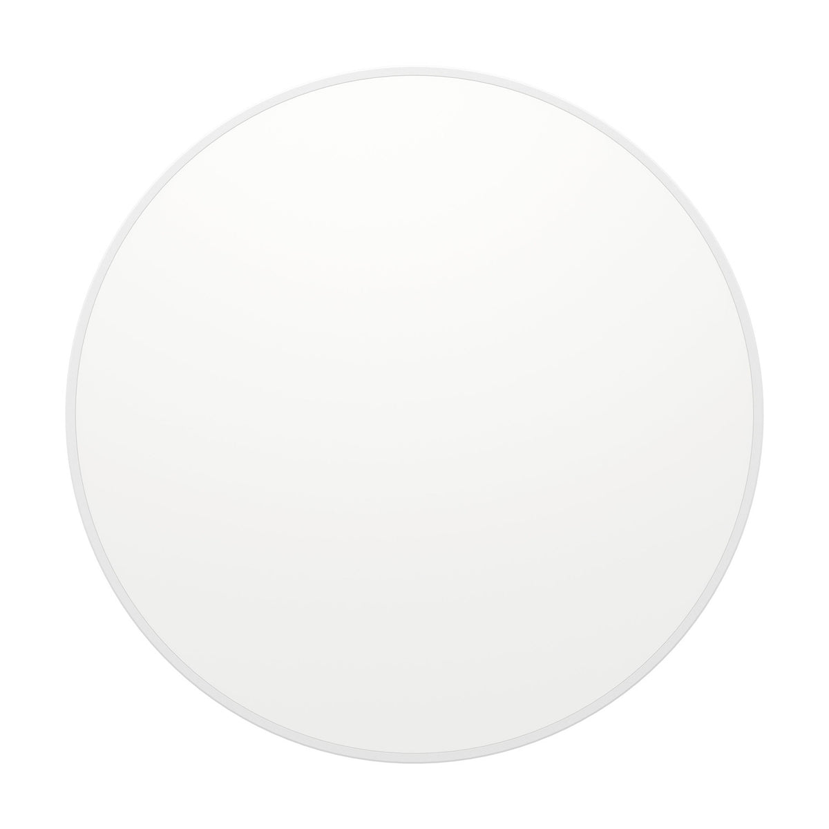 Nelbenne LED Downlight 31.5cm in white, a round, slim ceiling fitting with a flat plastic diffuser, shown on a plain white background.