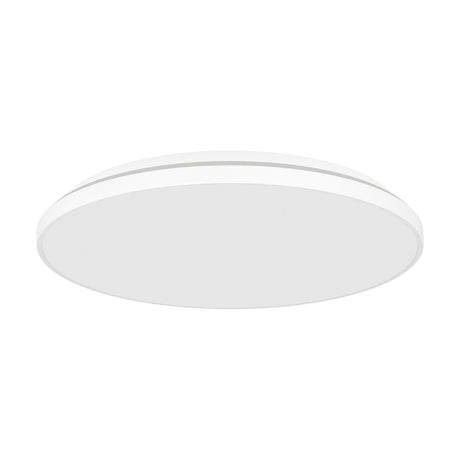Nelbenne LED Downlight 31.5cm in white, a round slim ceiling fixture with a flat plastic diffuser, shown against a plain white background.