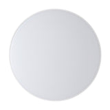 Nelbenne LED Downlight 38cm in white, a round flush ceiling fixture with a white plastic body, opal diffuser, and slim profile, shown on a plain white background.
