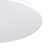 Close-up of the Nelbenne LED Downlight 50cm in white, showing the round white plastic body, slim rim, and frosted diffuser against a plain white background.