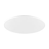 Nelbenne LED Downlight 50cm in white, a round slim ceiling fixture with a frosted diffuser and fine white rim, shown at an angle on a plain white background.