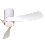 Nemo S CCT Dimmable LED Ceiling Fan Light With Remote Control - White