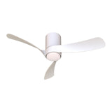 Nemo S CCT Dimmable LED Ceiling Fan Light With Remote Control - White