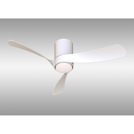 Nemo S CCT Dimmable LED Ceiling Fan Light With Remote Control - White