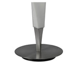 Neo 1 Light Table Lamp - Satin Nickel With Frosted White Glass