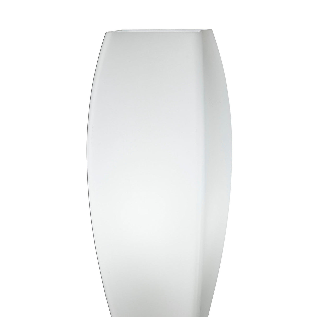 Neo 1 Light Table Lamp - Satin Nickel With Frosted White Glass