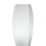 Neo 1 Light Table Lamp - Satin Nickel With Frosted White Glass