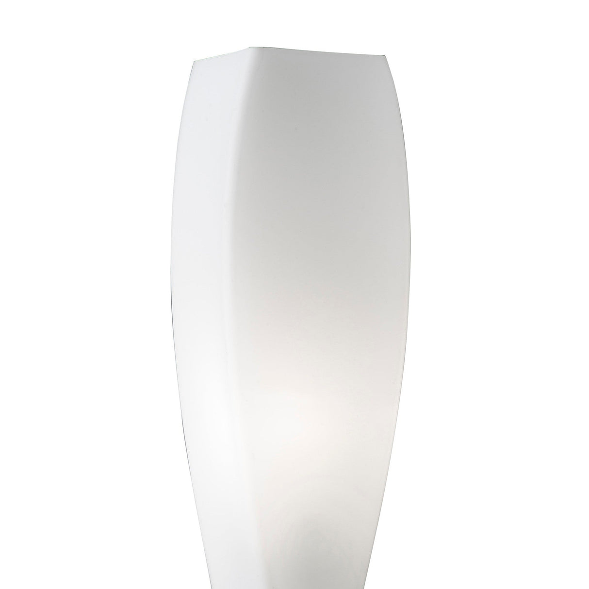 Neo Switched 1 Light Glass Wall Light With Switch - Satin Nickel