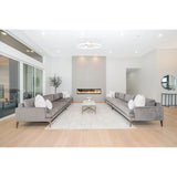 Nepal CCT Dimmable LED Ceiling Retractable Fan Light With Remote, APP & Voice Control - White