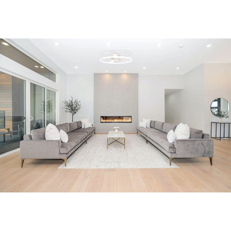 Nepal CCT Dimmable LED Ceiling Retractable Fan Light With Remote, APP & Voice Control - White