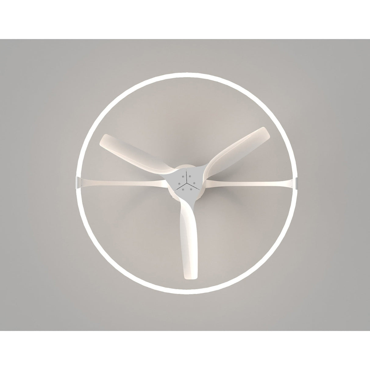 Nepal CCT Dimmable LED Ceiling Retractable Fan Light With Remote, APP & Voice Control - White