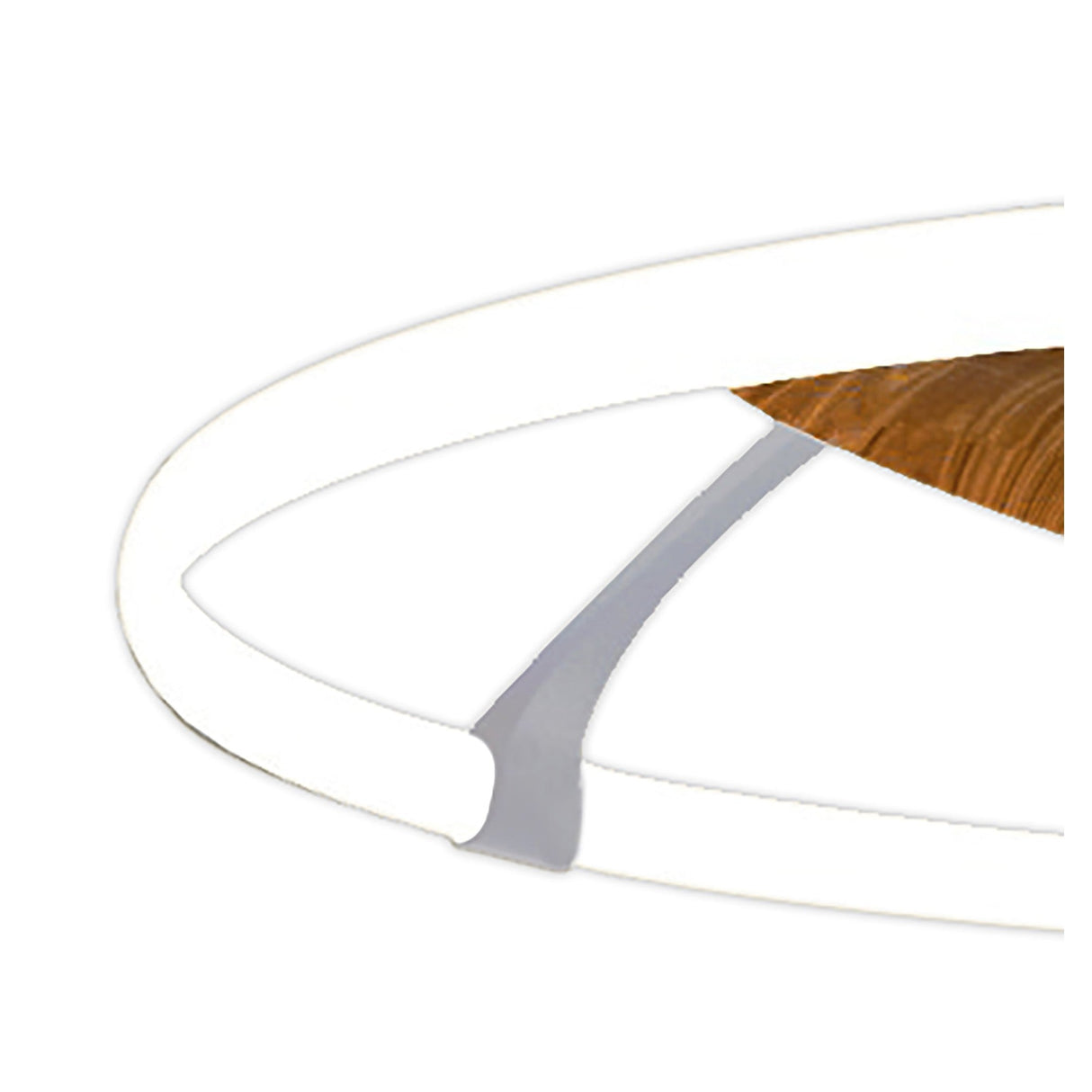 Nepal CCT Dimmable LED Ceiling Retractable Fan Light With Remote, APP & Voice Control - Silver/Brown