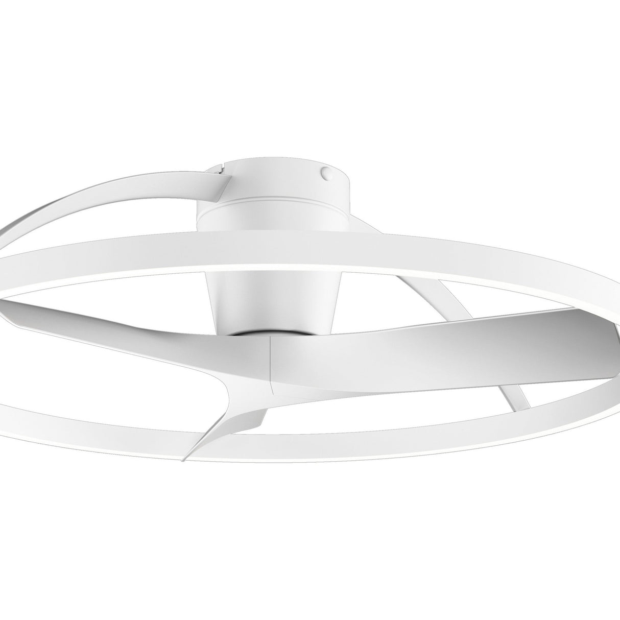 Nepal II CCT Dimmable LED Ceiling Retractable Fan Light With Remote Control - White