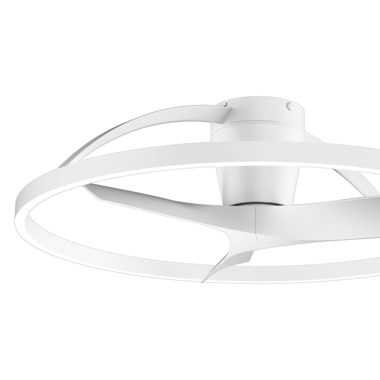 Nepal II CCT Dimmable LED Ceiling Retractable Fan Light With Remote Control - White