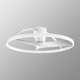 Nepal II CCT Dimmable LED Ceiling Retractable Fan Light With Remote Control - White