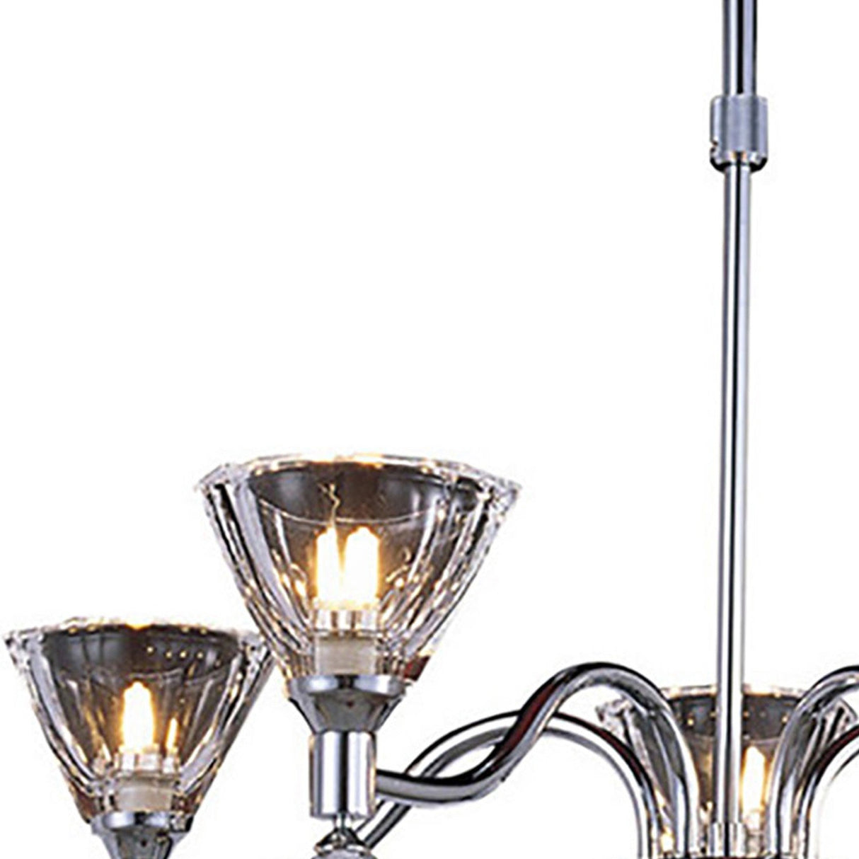 Neptune 52cm Round 5 Light Chandelier - Polished Chrome