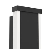 Neviano LED Outdoor Wall Light 38cm - Black & White