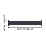 Neviano LED Outdoor Wall Light 38cm - Black & White