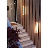 Neviano LED Outdoor Wall Light 58cm - Black & White