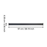 Neviano LED Outdoor Wall Light 97cm - Black & White