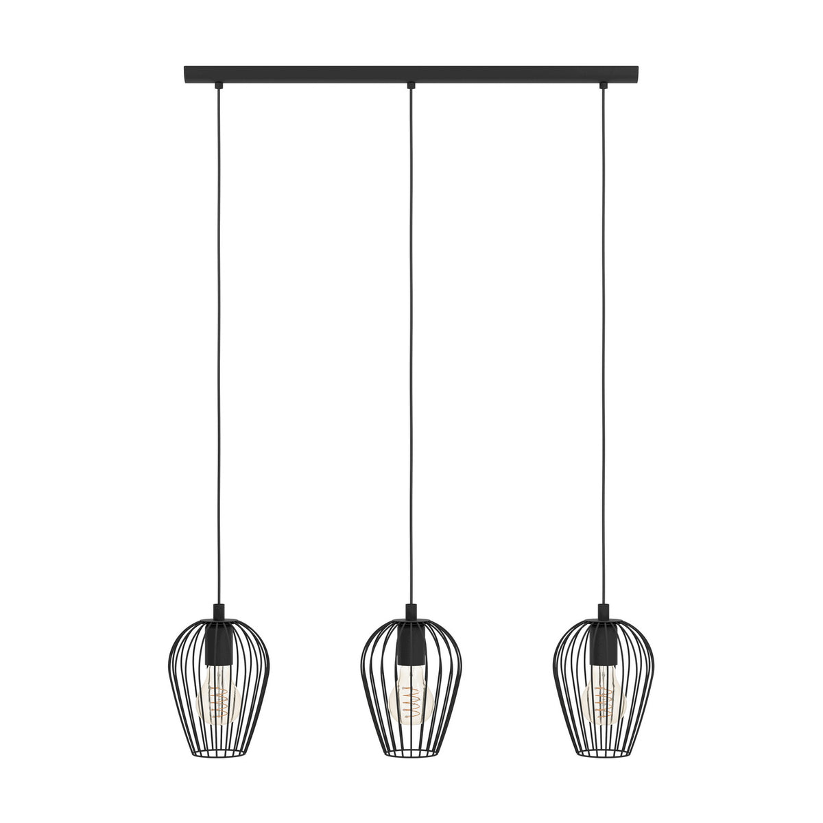 Newtown Linear Pendant Light - Black