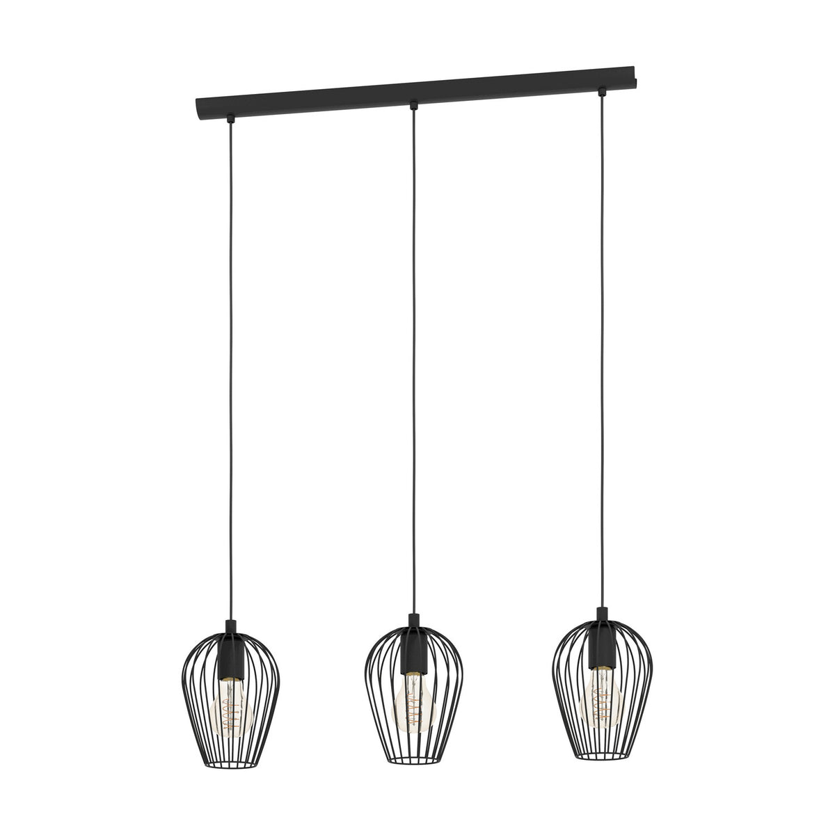 Newtown Linear Pendant Light - Black
