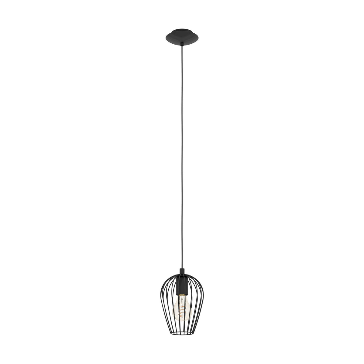 Newtown Pendant Light 16cm - Black