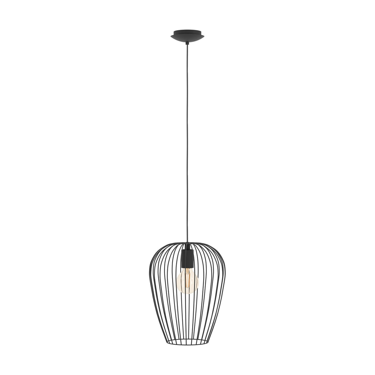 Newtown Pendant Light 27.5cm - Black