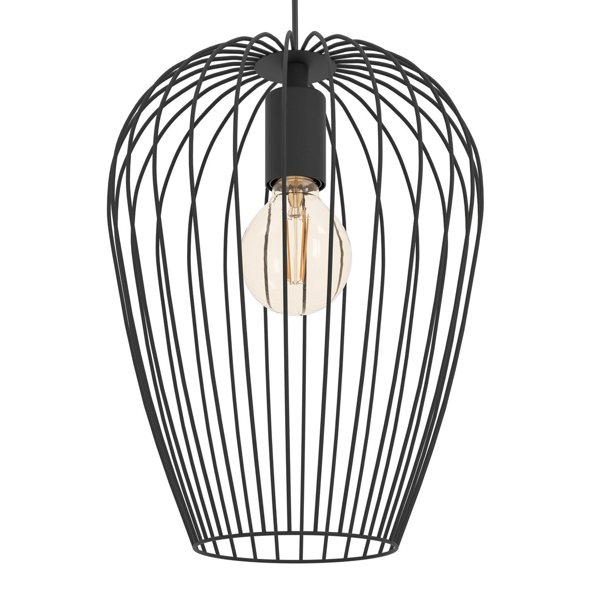 Newtown Pendant Light 27.5cm - Black