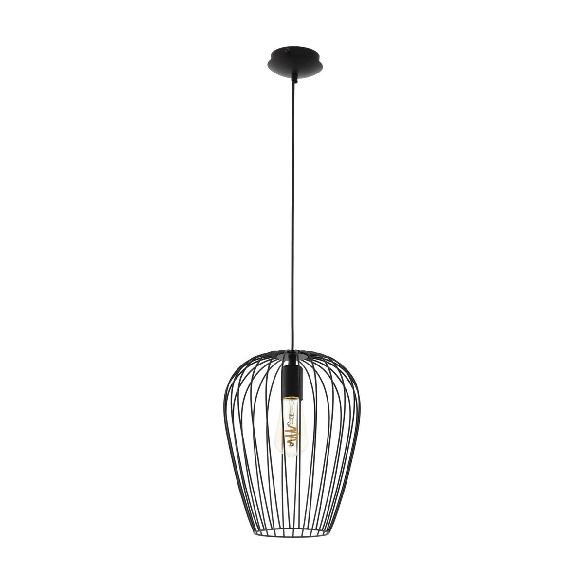 Newtown Pendant Light 27.5cm - Black