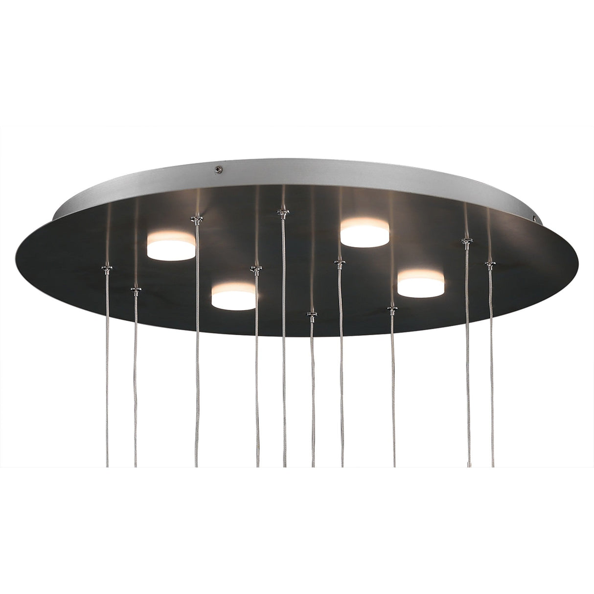 Nido 5 Light LED Cluster Pendant Light 50W 3000K - Polished Chrome