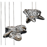 Nido 5 Light LED Cluster Pendant Light 50W 3000K - Polished Chrome