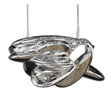 Nido 5 Light LED Cluster Pendant Light 50W 3000K - Polished Chrome