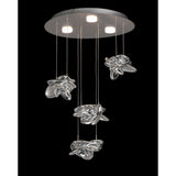 Nido 4 Light LED Cluster Pendant Light 34W 3000K - Polished Chrome