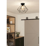 Nilbine Ceiling Light - Black