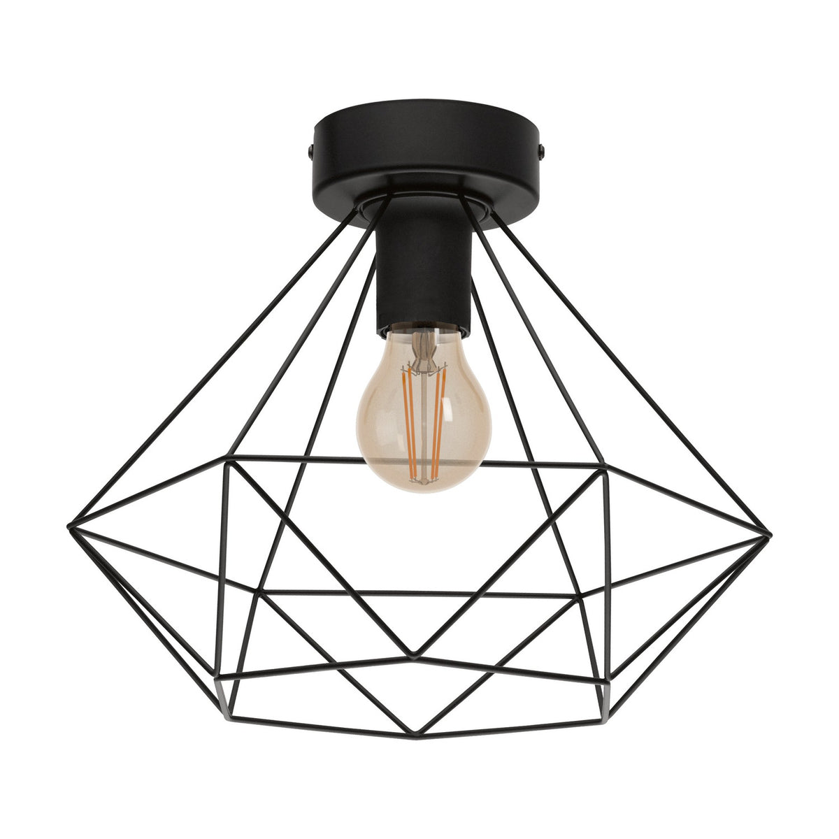 Nilbine Ceiling Light - Black