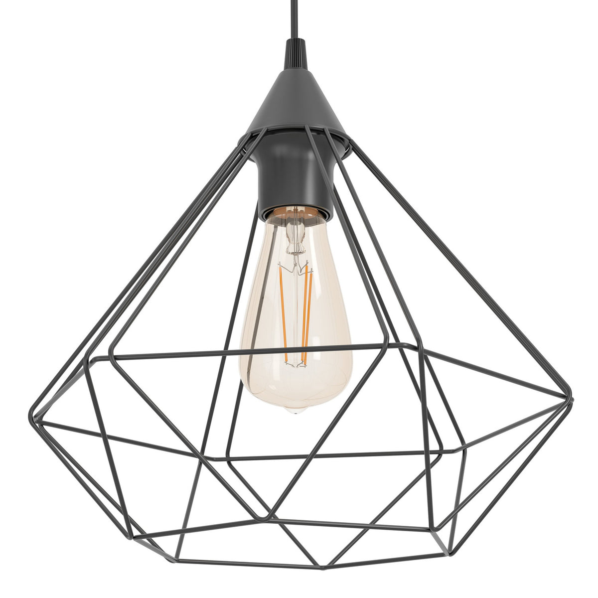 Nilbine Pendant Light 32.5cm - Matt Black