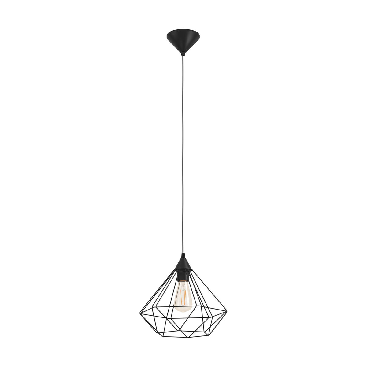 Nilbine Pendant Light 32.5cm - Matt Black