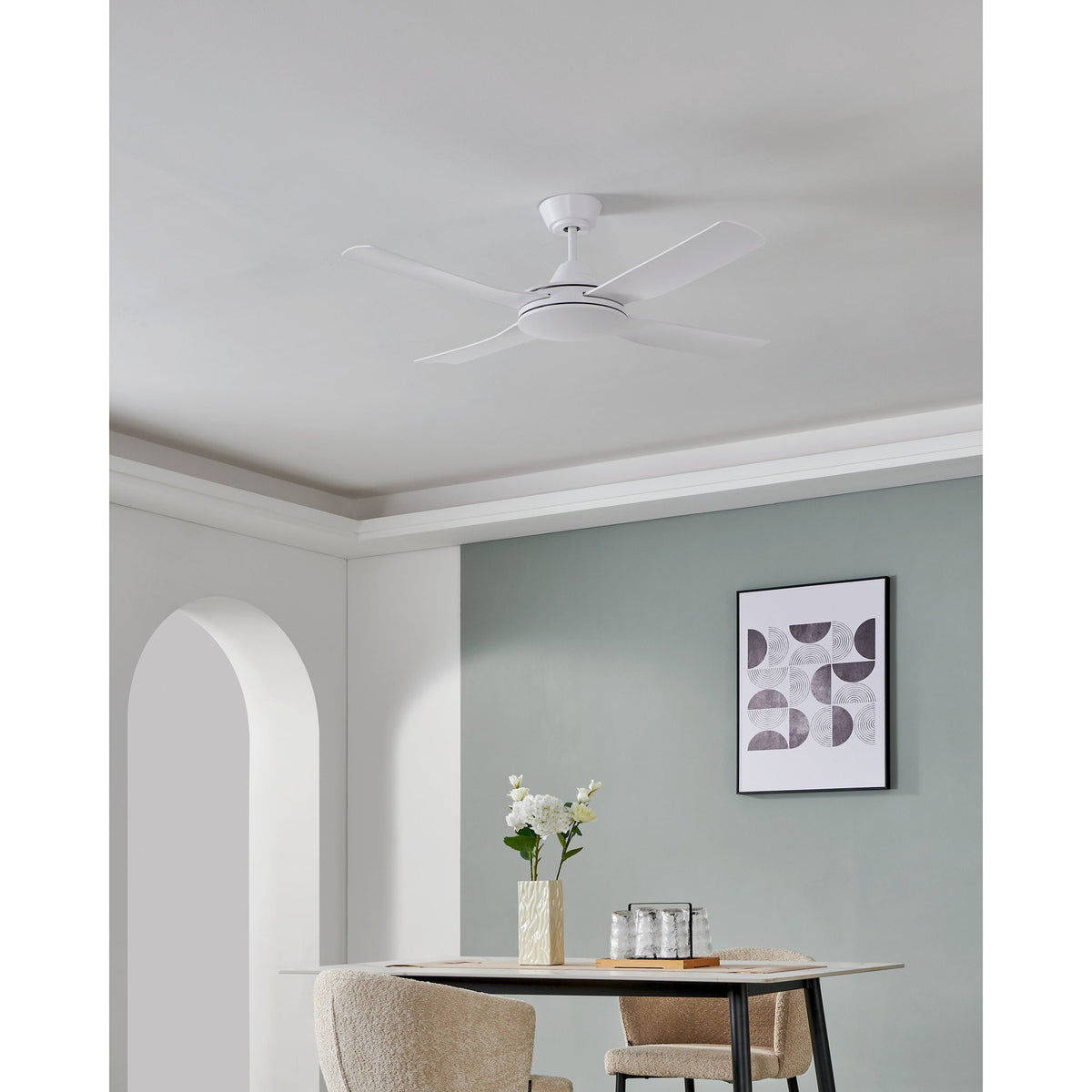 Nilmelle Ceiling Fan - Matt White