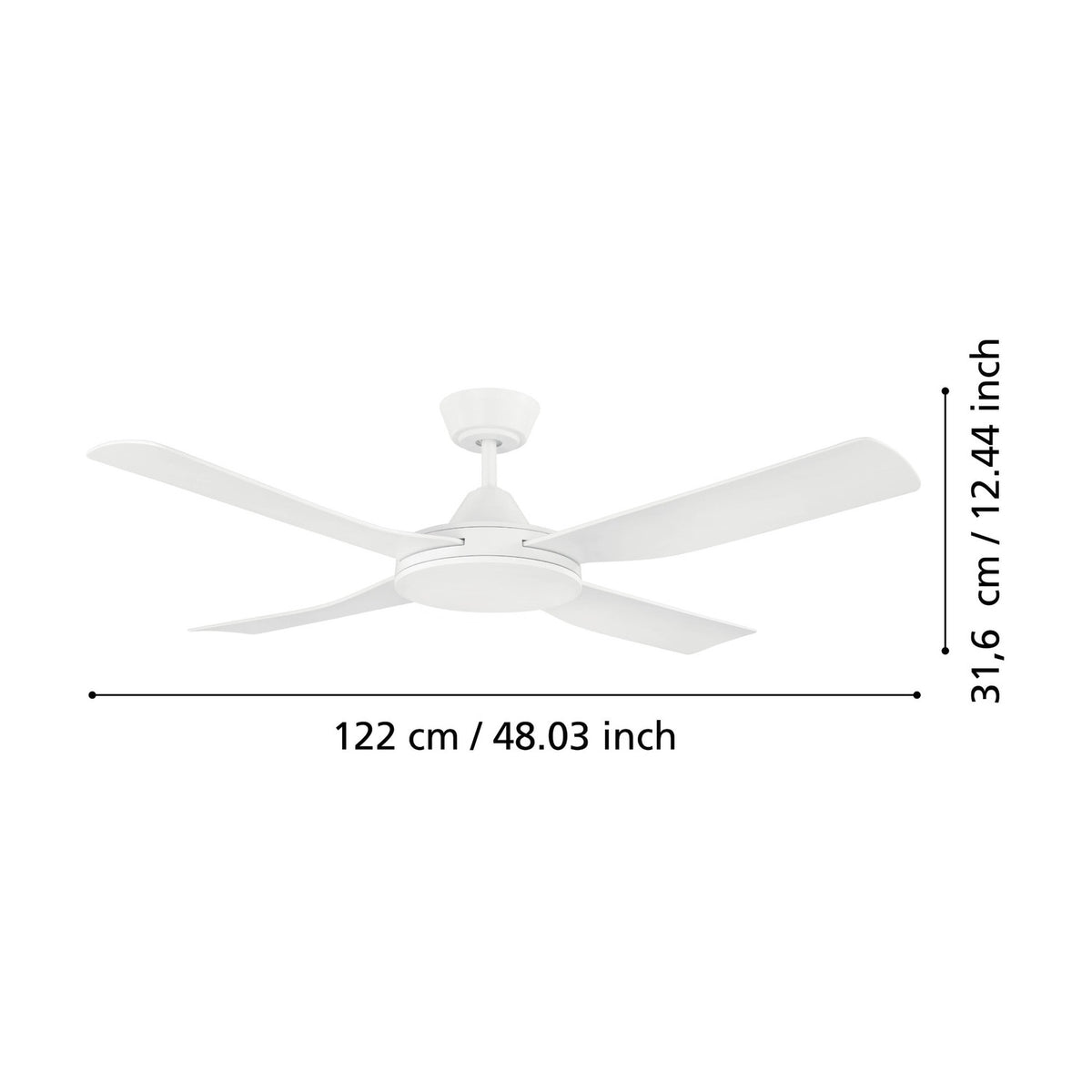 Nilmelle Ceiling Fan - Matt White